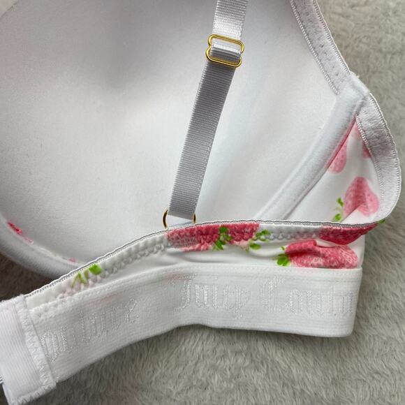 Juicy Couture Sexy Push Up Bra Size 36C/38C 3pack Set Strawberry Pink Black NWT - Picture 6 of 11